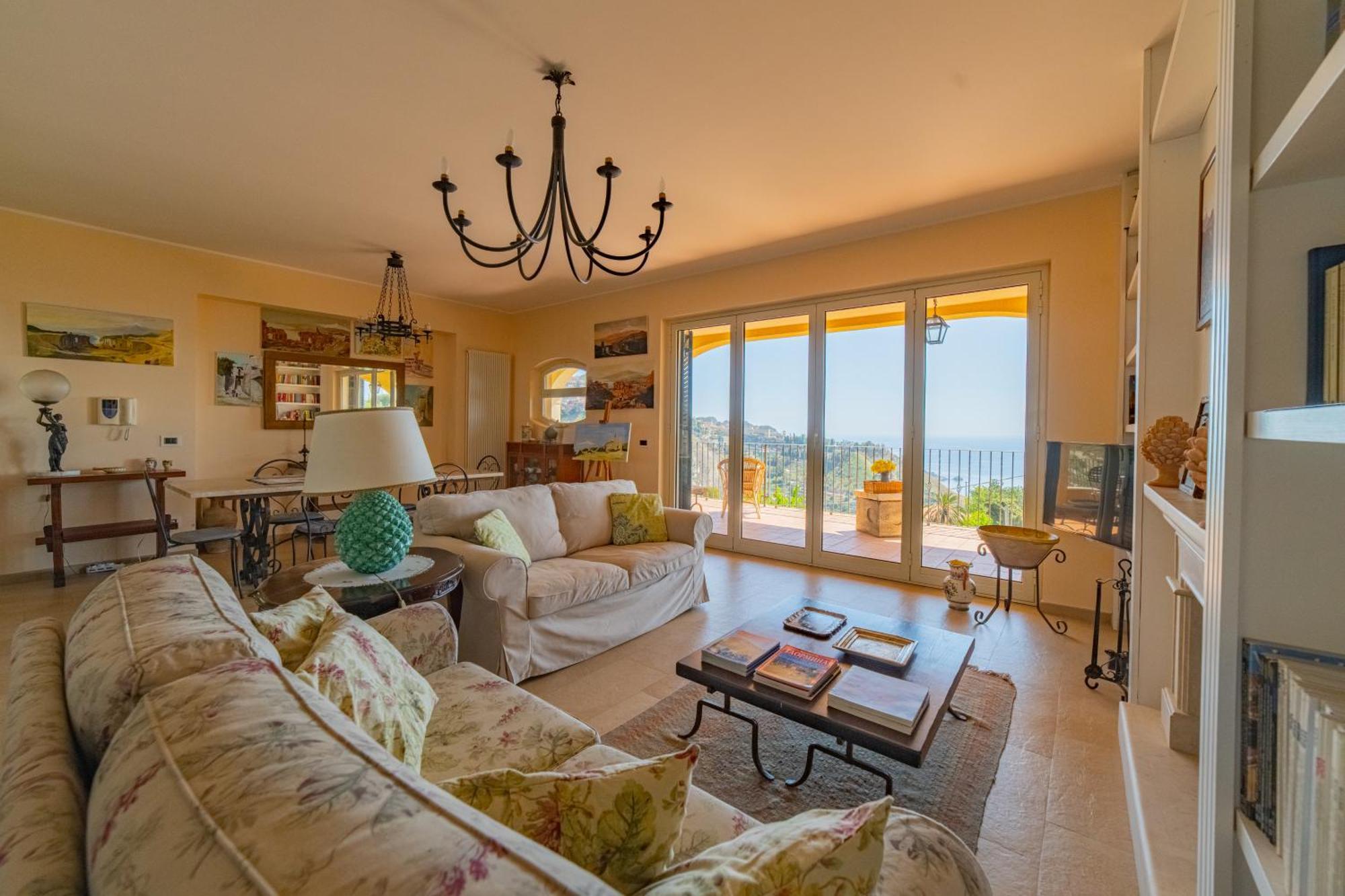 Sea View Villa Taormine Extérieur photo