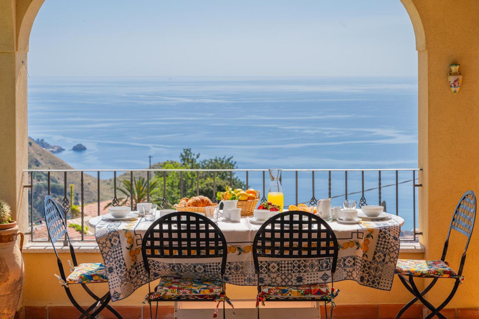 Sea View Villa Taormine Extérieur photo
