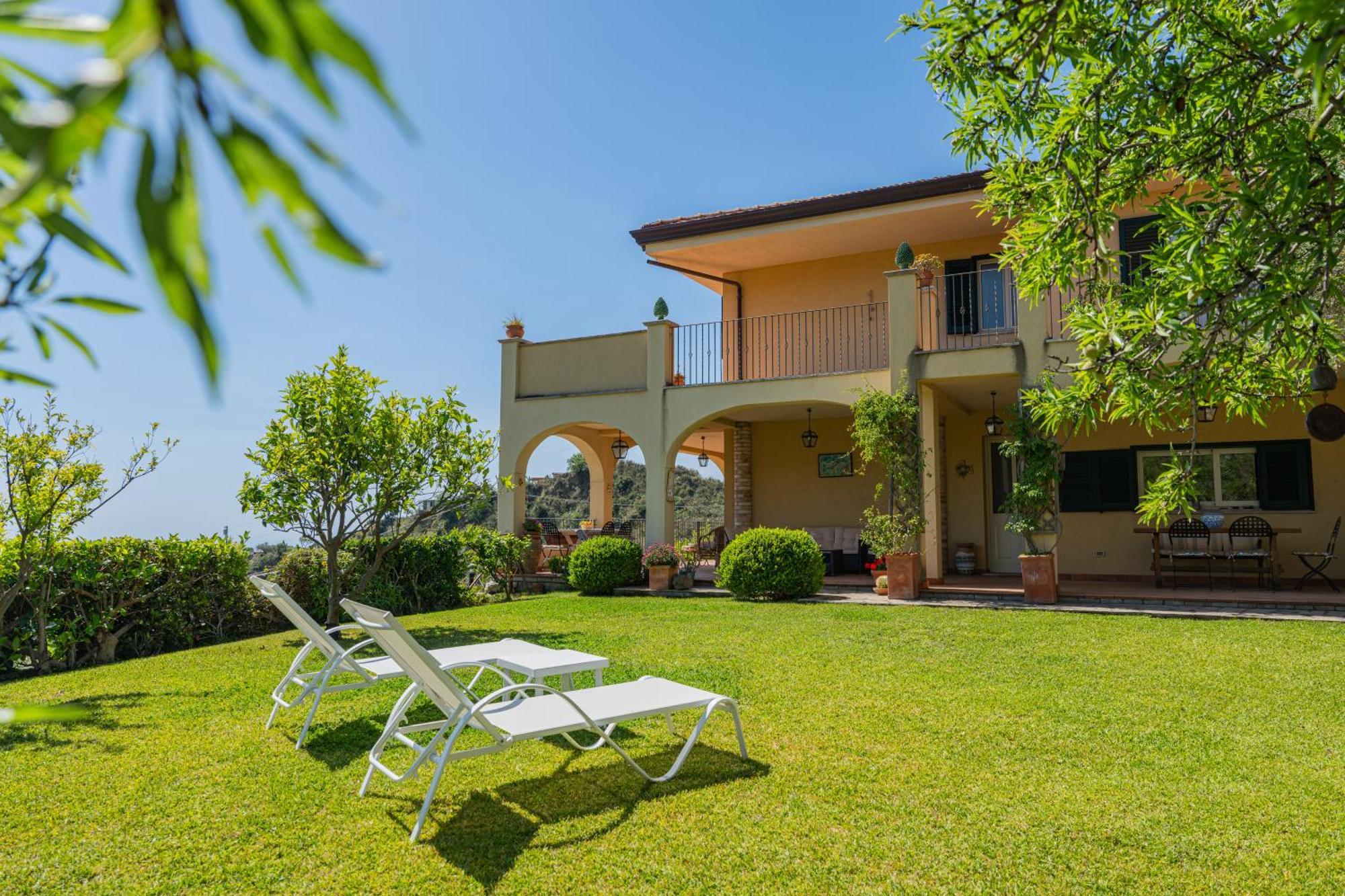 Sea View Villa Taormine Extérieur photo
